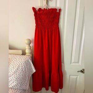 Strapless Maxi Dress